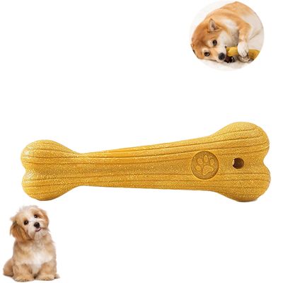 FurryFusion Jouet à Mâcher en Bois de Cerf pour Chien Forme osseuse