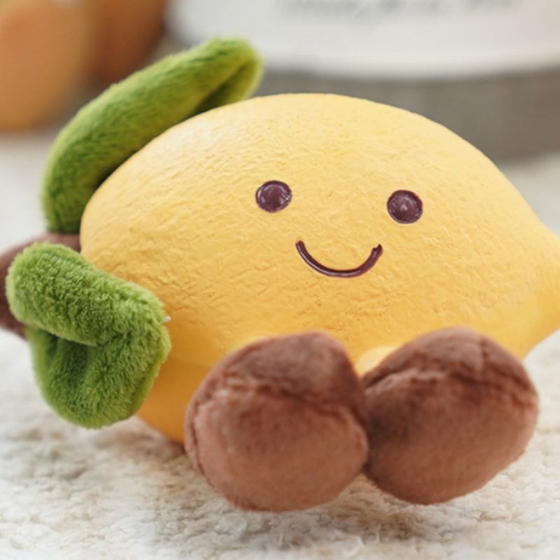 FurryFusion Jouet à mâcher en forme de fruit pour chien