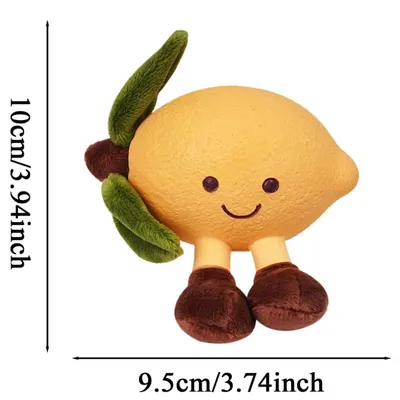 FurryFusion Jouet à mâcher en forme de fruit pour chien