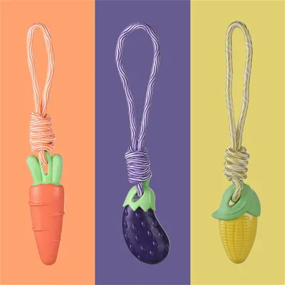 FurryFusion - Jouet Sonore en Forme de Légumes pour Chiens