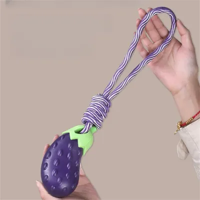 FurryFusion - Jouet Sonore en Forme de Légumes pour Chiens