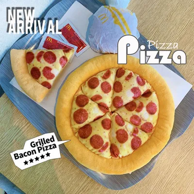 FurryFusion Jouet en forme de pizza pour animaux de compagnie