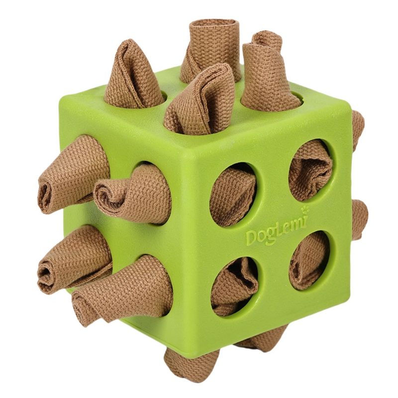 FurryFusion Jouet pour chien Magic Cube qui fuit la nourriture