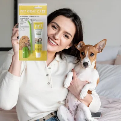 FurryFusion Kit de soin dentaire pour chien