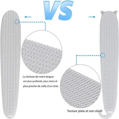 FurryFusion  Peigne de nettoyage buccal pour chat