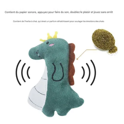 FurryFusion Jouet en peluche à la catnip*2