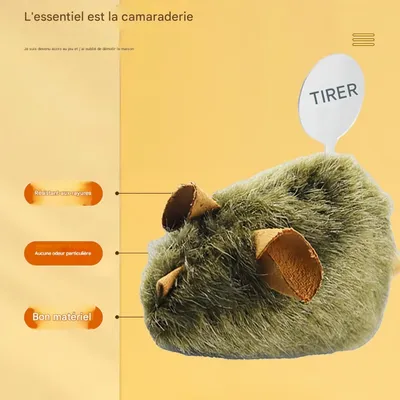 FurryFusion Juguete para gatos, ratón de peluche