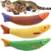 FurryFusion Lot de 3 jouets pour chat Saury Fish