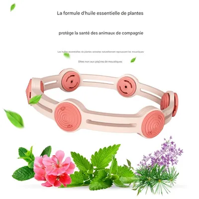 FurryFusion Collier antiparasite ajustable pour chats et chiens