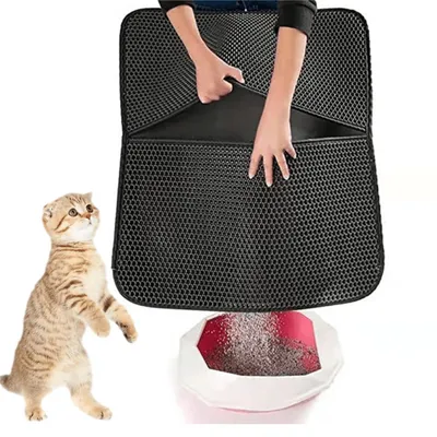 IntiMeg Tapis de maison de toilette pour chat IntiMeg Tapis de maison de toilette pour chat