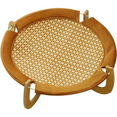 UAMLY Lit pour chat en rotin