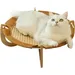 UAMLY Katzenbett aus Rattan