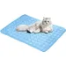UAMLY Matelas de couchage rafraîchissant en soie glacée pour chat