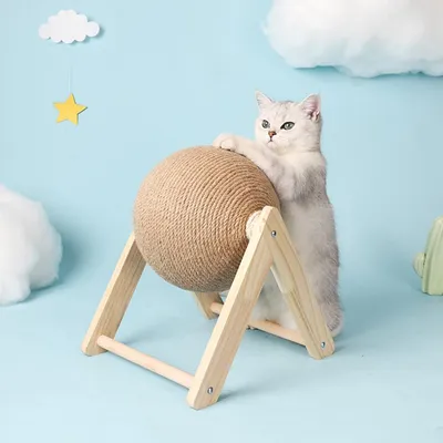 UAMLY Jouet griffoir pour chat - Balle griffoir pour chat