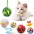 IntiMeg 4pcs Balle de laine colorées pour chats IntiMeg 4pcs Balle de laine colorées pour chats