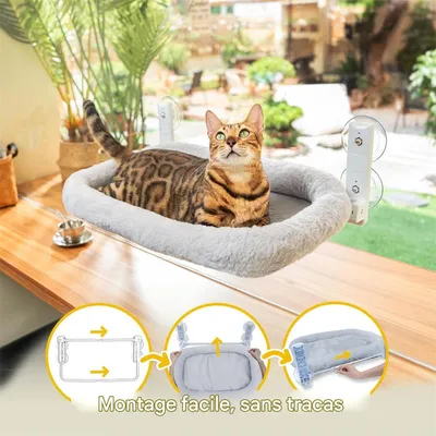 IntiMeg Hamac pour chat ultra doux