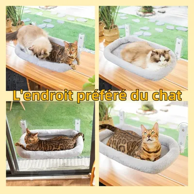 IntiMeg Hamac pour chat ultra doux