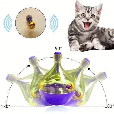 UAMLY Boule de nourriture qui fuit dans un gobelet pour chat