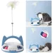 UAMLY Jouet rotatif à plumes pour chat