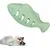 UAMLY Jouet à mâcher en silicone pour chat en forme de poisson UAMLY Jouet à mâcher en silicone pour chat en forme de poisson