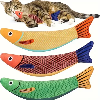 UAMLY Jouets pour chats en forme de poisson balaou UAMLY Jouets pour chats en forme de poisson balaou