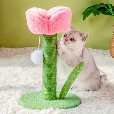 UAMLY Arbre à chat en forme de tulipe