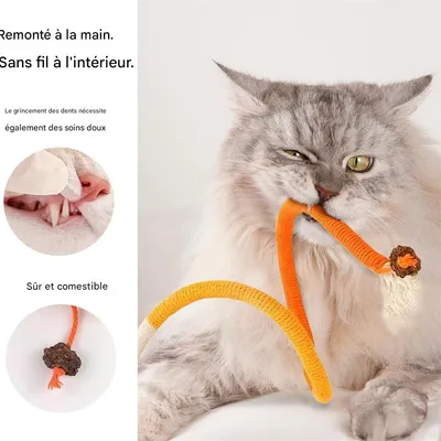 IntiMeg Trois jouets en corde pour chats