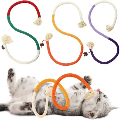 IntiMeg Trois jouets en corde pour chats IntiMeg Trois jouets en corde pour chats