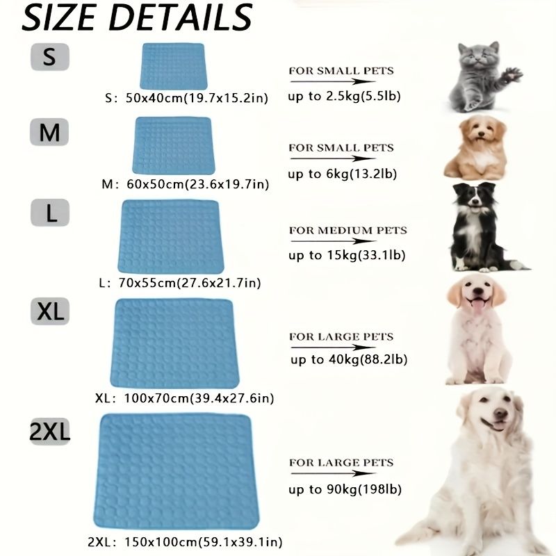 UAMLY Tapis Rafraichissant Chien Portable