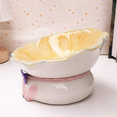 UAMLY Gamelles pour chats en forme de fleur