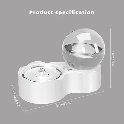 UAMLY Fontaine à eau silencieuse pour chats