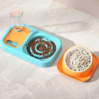 UAMLY Ensemble de bols d'eau et de nourriture pour chat