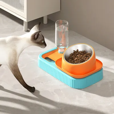 UAMLY Ensemble de bols d'eau et de nourriture pour chat