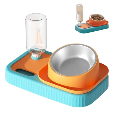 UAMLY Ensemble de bols d'eau et de nourriture pour chat