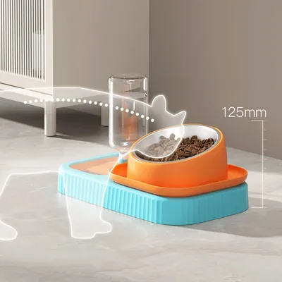 UAMLY Ensemble de bols d'eau et de nourriture pour chat