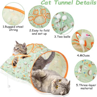 IntiMeg Tunnel pliable pour chat