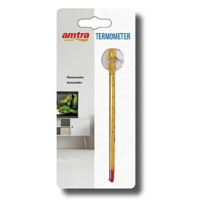 AMTRA Thermomètre Slim avec ventouse pour aquarium AMTRA Thermomètre Slim avec ventouse pour aquarium