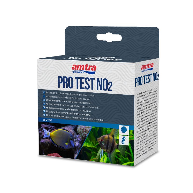 Amtra Test NO2 Aquarium – Kit Test Nitrites Eau Douce et Salée