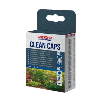 Amtra Clean Caps – Activateur Bactérien Aquarium 20 Capsules