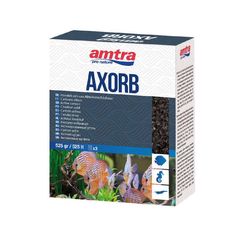 Amtra AXORB Charbon Actif Minéral pour Aquarium