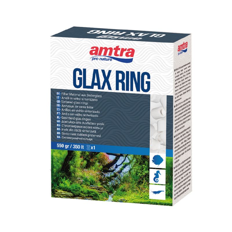 Amtra Média Filtrant Biologique – Glax Ring Mini Verre Sinterisé