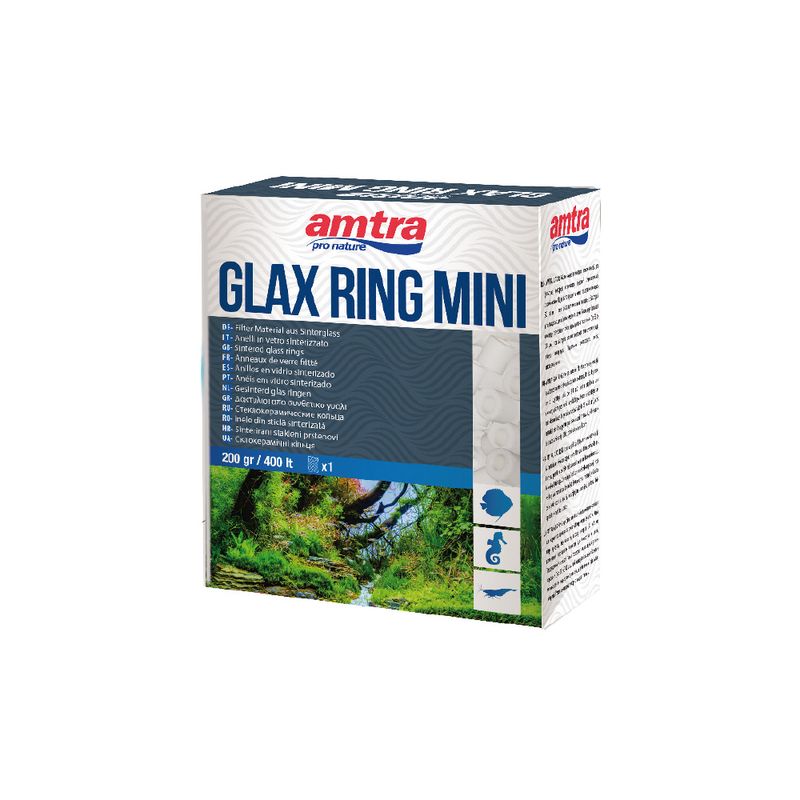 Amtra Média Filtrant Biologique – Glax Ring Mini Verre Sinterisé