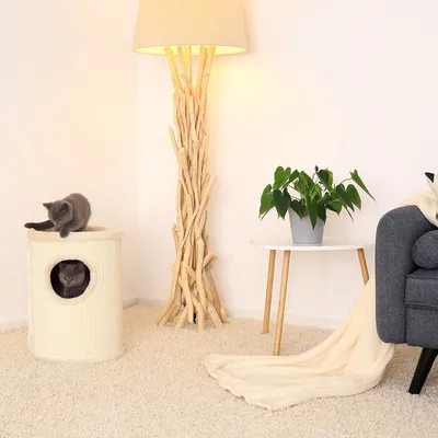 lionto Kratztonne mit Sisal, Höhe 50 cm, beige