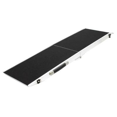 Wiltec Rampe d'accès pour chien et animaux – 1830 x 490 x 50 mm – capacité