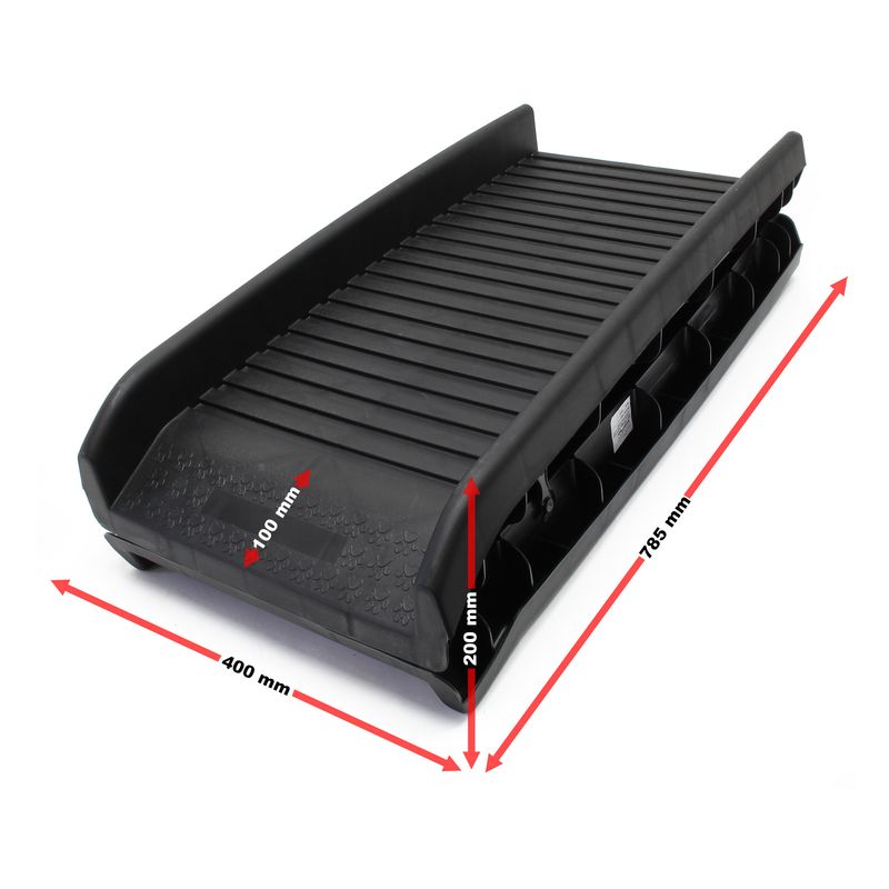 Wiltec Rampe d'accès pour chien et animaux – 1560 x 400 x 100 mm – capacité