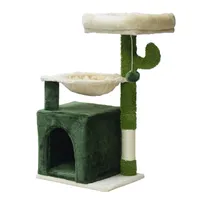 Fudajo Arbre à chat Forme de cactus Arbre d’escalade de Grattage 75cm avec