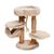 Fudajo Arbre à chat - 87,5 cm de haut - design ludique - Meuble grattage fé