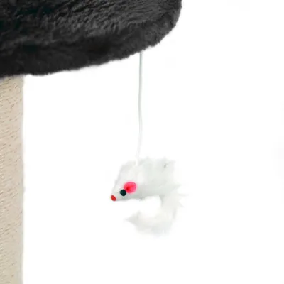 Wiltec Arbre à chat - 71 cm de haut - avec Niche et perchoirs - Meuble grat