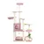Fudajo Arbre à chat - 162 cm de haut - design ludique « Cerise » - Meuble g