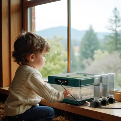 Fudajo Couveuse de poussins – 80 W – pour 48 œufs – Système humidification,